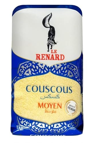 LE RENARD - COUSCOUS MOYEN 1KG - LOT DE 3