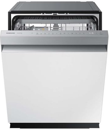 Samsung Unterbau-Geschirrspüler, 60 cm, Teilintegrierbar, EEK : C, 14 Maßgedecke, 9,2 l Wasserverbrauch, WaterJet Clean, SmartThings AI Energy Mode, 42 dB(A), Weiß, DW60BG750SSLET