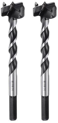 QUARKZMAN 2pz Punte Trapano Forstner 35mm 1-3/8 Punte Forstner per Legno