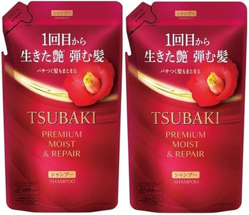 Premium Moist Repair Shampoo für Tsubaki Refill Pack 300 ml 2 Stück