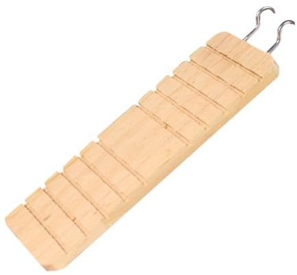 SZLIFE Scala per criceti, Decorazione per terrario in Legno, rampa per Conigli, Lunga Gabbia, Giocattolo da Arrampicata per pappagalli, rettili e paguri.