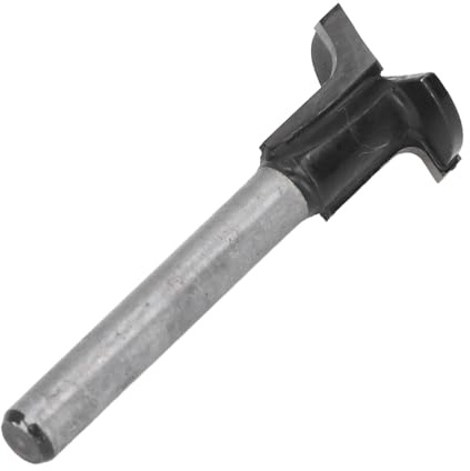 YWBL-WH 90 Degree Arc Router Bit, Double Cutting Edges Integrated Alloy Head Carbide Grooving Cutter Set for Carbon Crystal Panels Up to 15mm