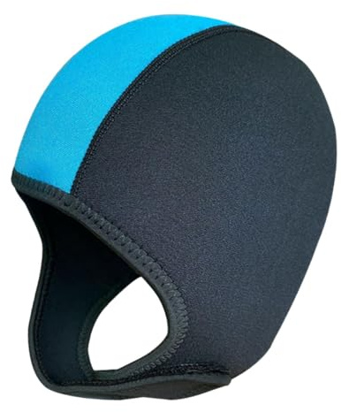 BDJXOZYH Cappuccio per immersioni subacquee in neoprene da 3 mm, per kayak, canoa, sport acquatici, nero, blu lago