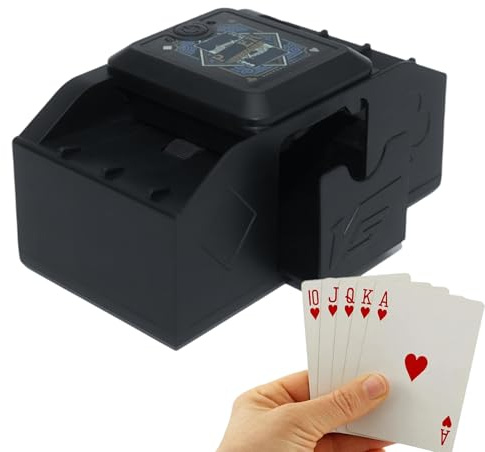 Elektrisk kortblandare: Automatisk kortblandare, spelvaruautomat, professionellt gico verktyg för kasino | Snabba och effektiva speltillbehör för äldre