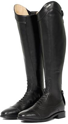 LeMieux Field Riding Boots - Womens Long Leather Horse Riding Boots - Short Calf Height - Regular Calf Width