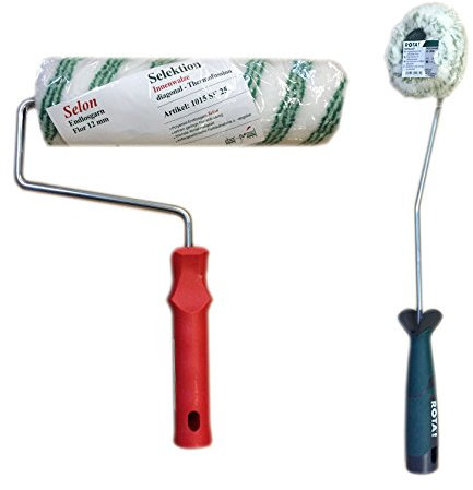 PROFI Farbroller-Set/Werkzeug zum Verarbeiten der Poolfarbe Schwimmbeckenfarbe