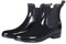 HKM Damen Jodhpurstiefel aus PVC-Bremerhaven-Lack Elastik9100 Reitstiefel, 9100 schwarz, 38 EU