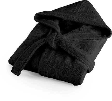 Bassetti Morbido Accappatoio 400 gr con Cappuccio 100% Cotone Uomo Donna Spugna Taglie Forti - ITALY Designed - Collezione MONIQUE - Nuovo (Blu scuro26 - XXL)