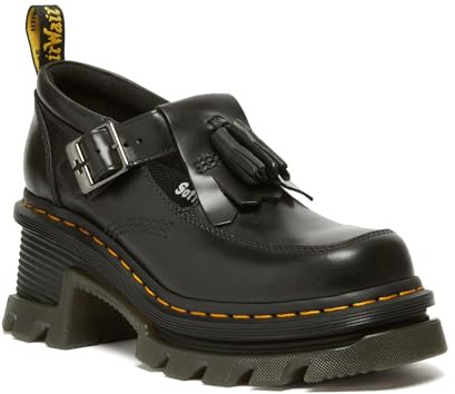 Dr. Martens Corran Mary Jane para Mujer, Negro (Black Atlas), 39 EU