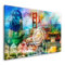 Wandbild Leinwandbild San Francisco Pop Art USA Kunstdruck XL Wanddeko Größe 60x40x2cm