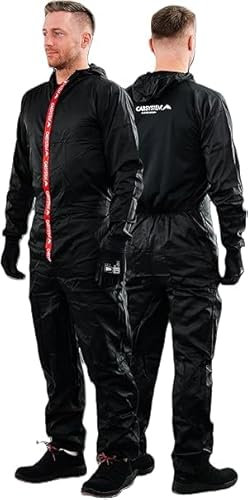 CAR SYSTEM Coverall Black Suit Combinaison de peinture lavable Noir, Noir , XL