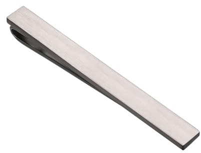 Asienice Edelstahl Krawattennadeln Für Herren Cool Krawattennadel Schwarz Matt Krawattenklammer Gunmetal Für Männer