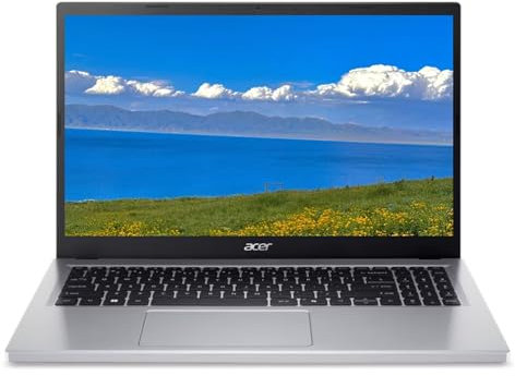acer Aspire Go 15 Slim Laptop, 15.6 Full HD IPS 1080P Display, Intel i3-N305, 8 Cores, 8GB LPDDR5, 128GB UFS, Wi-Fi 6, AI PC, Windows 11 Home in S Mode, Silver, TWE Mouse pad and Mouse