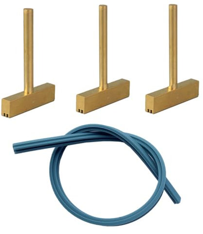 Laroal Lot de 3 Pointes de Fer à souder 30 W/40 W/60 W en T avec Bande de Pression à Chaud, Pointes de Fer à souder en T pour la réparation des câbles Flexibles d'écran LCD