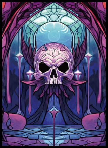 UAONO MTG Card Sleeves 100ct (Swamp) TCG Art Card Sleeves Deck Protector, Ultra Clear Front & Matte Texture Back, Upgraded Tear-Resistant