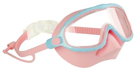 Dykglasögon för barn – simmask med nässkydd, imfri sikt, vattentät snorklingsutrustning | Sekretesssystem för simning, läckagesäker masktätning, för barn från 4–16
