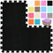 qqpp® 18 Puzzle Eva Schaumstoff Puzzlematte Puzzleteppich Kinder - Krabbelmatte Spielmatte Baby Schadstofffrei Sport rutschfest Bodenschutzmatte Fitness Matte. Schwarz. QQC-Db18N
