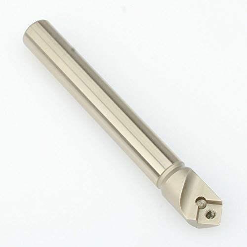 SCGO 45 Degree Chamfer Indexable Mill Cutter Arbor SDMB26152 Carbide Inserts, 12mm Shank, 100mm Length, Square End, 4 Flutes, Unfinished, Non-Center Cutting