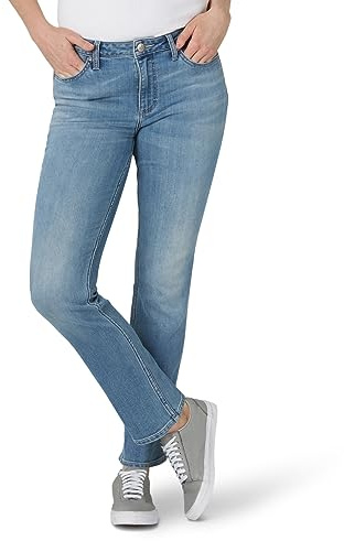 Lee Women's Legendary Mid Rise Straight Leg Jean Anchor 8