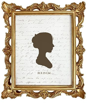 AELS 8x10 Inch Vintage Picture Frame, Elegant Antique Photo Frames with Glass Front, Photo Display, Tabletop Wall Hanging, Gift Ideas, Golden Bronze