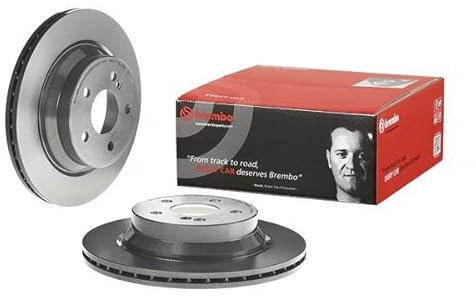 2 Bremsscheiben Coated Disc Line belüftet 300 mm Hinten von Brembo Innenbelüftet (09.A358.11) Bremsanlage Bremsscheibenset, Scheibenbremse, Satz, Bremsscheibensatz