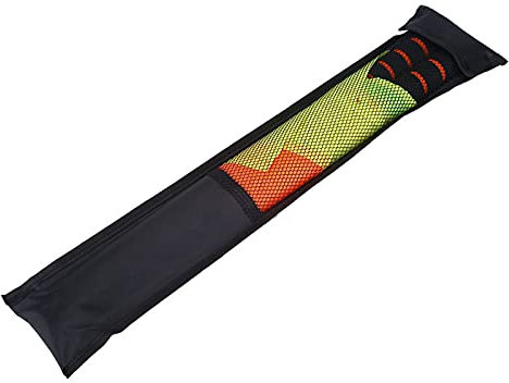 Vbest life 2PCS Sports Referee Linesman Flag, Referee Linesman Flag with Storage Bag for Sports Match Soccer Football Hockey Training
