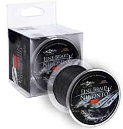 Mikado Nihonto Fine Braid - 0.16mm/12.5Kg/300M - Schwarz