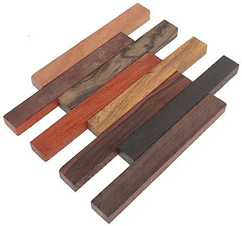 EXCEART 8pcs DIY Handicraft Pen Wood Blank Pen Rotating Supply Crocheting Kit Crochet Kit Wood Turning Blank Pens Making Wood Pen Kit for Woodturning Hat Pen Making Wood Carving Suite