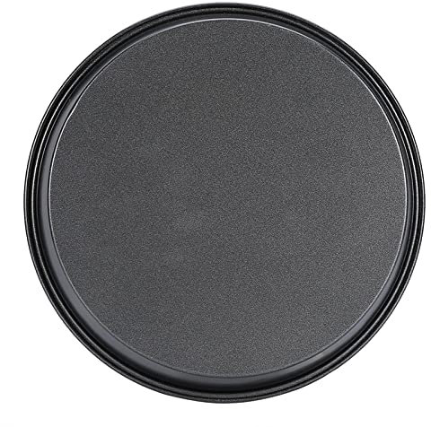 MUNEFE 9 Inch Pizza Dish, Carbon Steel Nonstick Round Pizza Pan, Carbon Steel Baking Oven Pizza Tray for Home Restaurant Kitchen