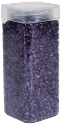 1Buy UK 900g of New Assorted Natural Decorative Stones Pebbles Craft Table Decoration Pot Vase Fillers Garden Weddings Rocks Aquarium (Purple)