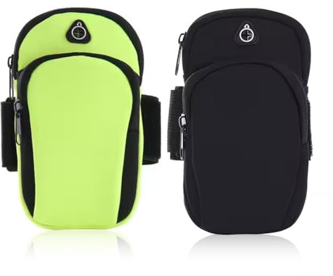 SGERUFZ 2 Brazalete Deportivo, Brazalete móvil para Correr, Funda de teléfono, Soporte de teléfono para Correr, Gimnasio y Deportes