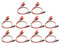 Tihebeyan 10pcs Effondrent Le Support/Transmission Stable vers Le Câble de L'adaptateur CC. Le Courant Fort et Extensible était (#1)
