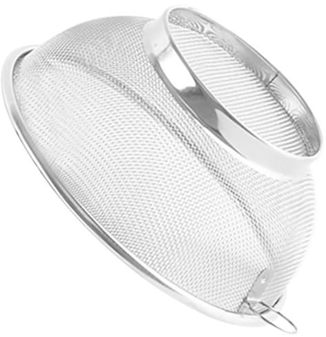 Uonlytech Passoire Égouttoir Acier Inoxydable Panier Mailles Fines pour Légumes Fruits Cuisine Filtrage Rice Strainer Panier Drain Basket