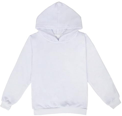 Mjjsk huvtröja för barn för flickor enkel pullover sweatshirt | Tröja långärmad skola huvtröja toppar avslappnad sport mjuk bekväm klassisk höst vinter barn vardagskläder