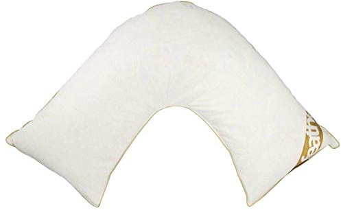 CT Goose Feather Down Super Soft V Shaped Nursing Pregnancy Maternity Neck Support Orthopaedic Pillow Extra Filled Hotel Quality Goose Feather V Pillow