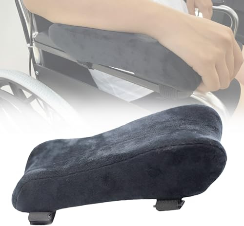Ältere Rollstuhl Armlehne Pad für Mobility Roller Ellenbogen Kissen Tray Weiches Kissen Memory Foam Arm Stabilisator Zubehör, 1 PCS