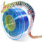 YOUSU Dreifarbiges PLA Filament,3D Drucker Filament 1,75 mm (± 0,03 mm), Seiden Rot/Gold/Blau Dreifarbiges Filament, Passend für die Meisten FDM Drucker, 1 kg/2,2 lbs