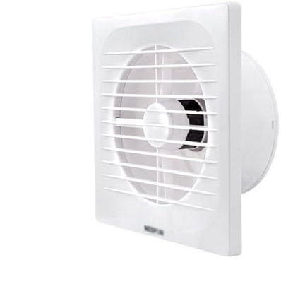Ventilador de extracción de ventilación potente ventilador de extracción, silenciador, para baño, ventana de pared, cocina, persianas de vidrio para el hogar con válvula antirretorno extractor de aire