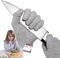 JunMallko Guantes de Protección Anticorte para Niños, Guantes Resistentes al Corte Nivel 5, Guantes de Trabajo para Niños, Certificados EN 388, Guantes Antideslizantes para Niños de 3 a 12 Años (XS)