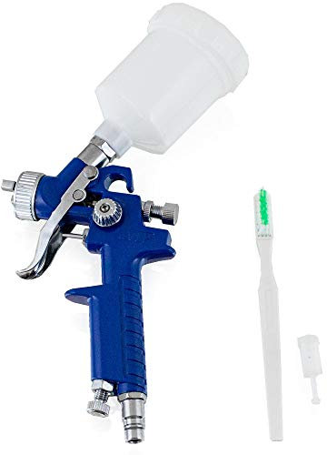 BITUXX HVLP Lackierpistole Spraypistole Spritzpistole Farbpistole 100 ml inkl. Düse 0,8mm