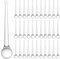 SUPERFINDINGS 50 Stücke Teardrop Acryl Big Pendants Clear Hanging Kronleuchter 3.88x0.75 Zoll Crystal Drop Kronleuchter Anhänger Für Teile Hochzeit Party Christbaumschmuck Ornamente