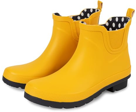 Lakeland Active Women's Kelton Short Wellington Boots - Yellow - 5 UK