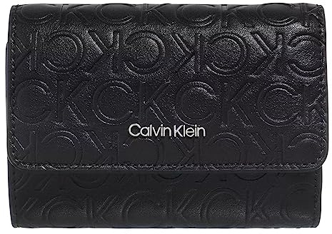 Calvin KLEIN Damen-Geldbörsen, Ck Black, One Size, Kleine Lederwaren