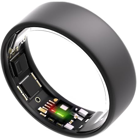 ULTRAHUMAN Ring AIR - Matte Grey - Size 13 - Smart Ring | No Monthly Subscription | Size First with Sizing Kit | Sleep Tracking Wearable - Heart Rate - Fitness Tracker