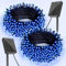 SOLARBABY 2 Pack Solar Christmas Lights Outdoor, 20M 200LED Solar Fairy Lights with 8 Modes IP65 Waterproof Outdoor Garden Lights for Christmas Decorations, Xmas Trees, Party (Blue)
