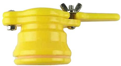 Almencla Honig Quetschhahn Absperrschieber Imkerei Abfüllanlage Bienenzucht Ausrüstung, Gelb