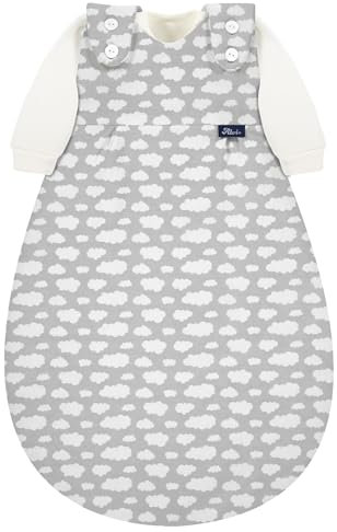 Alvi Schlafsack Baby Mäxchen 3teilig Außensack & zwei Innensäcke | Ganzjahresschlafsack ab Geburt mitwachsend I Kinderschlafsack waschbar I leichter Baumwoll Schlafsack