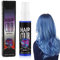 Temporary Hair Colour Spray,Crazy Blue Color Hair Spray - Crazy Blue Temporary Coloured Hair Spray Instant Styling, Washable Hair Dye Spray Instant Hair Dye for Halloween,Easy to Color, 30ml