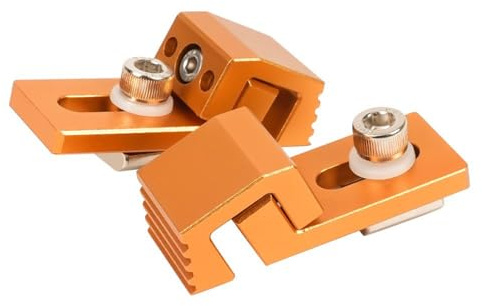 EpheyFIF Aplicaciones de mecanizado CNC, abrazaderas laterales CNC, abrazaderas de perfil bajo, herramientas de sujeción ajustables, posicionamiento de tuerca M6 ajustable