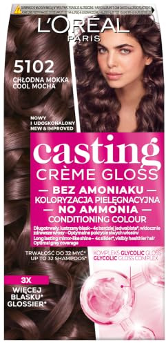 L'OREAL Casting Creme Gloss Hair Dye 5102 Cool Mocha